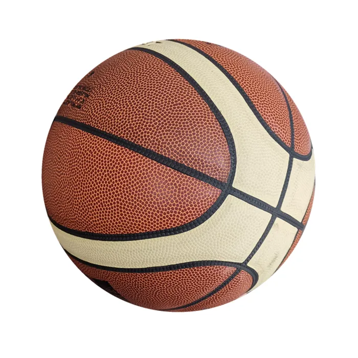 New design blue color top quality PU leather size 6 AOLILAI GL6 Professional match basketball pelota