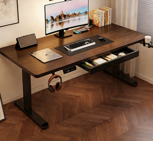 Scrivania Elettrica Regolabile in Altezza con Motore Singolo, Cassetto e Funzionalità <span class=keywords><strong>Smart</strong></span> per Computer e Gaming, Ideale per Casa, Studio e Ufficio - Product Image 1