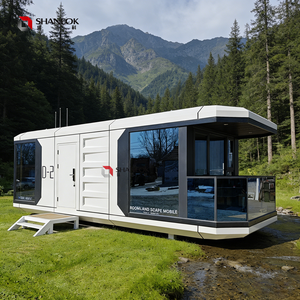 D2 Luxury Space Capsule Cabin Hotel Maison préfabriquée moderne, mini-maison mobile d'extérieur, module de couchage, espace de vie premium en conteneur - Product Image 1