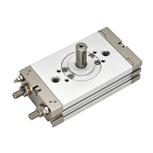 Table rotative à <span class=keywords><strong>crémaillère</strong></span> en alliage d'aluminium CRQ2BS/CDRQ2BS, cylindre 90 ° /360 °   Actionneur <span class=keywords><strong>rotatif</strong></span> <span class=keywords><strong>pneumatique</strong></span> pour équipement d'automatisation - Product Image 1