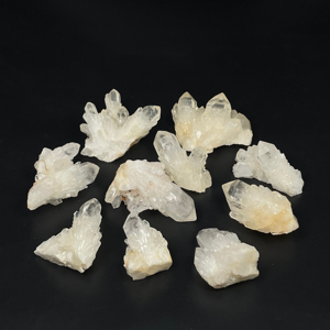 Fanshi Hot Bán Chất lượng cao tự nhiên tinh thể thạch anh cụm cho trang trí nội thất bán buôn rõ ràng thạch anh cụm pha lê thủ công mỹ nghệ - Product Image 2