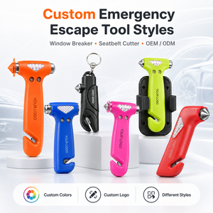 Herramienta <span class=keywords><strong>de</strong></span> <span class=keywords><strong>Escape</strong></span> <span class=keywords><strong>de</strong></span> Emergencia para Auto 2 en 1 Premium, Rompeventanas <span class=keywords><strong>de</strong></span> Tungsteno, Cortador <span class=keywords><strong>de</strong></span> Cinturón <span class=keywords><strong>de</strong></span> Seguridad, para Regalo OEM - Product Image 4