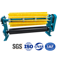 Nettoyeur à brosse rotative électrique robuste pour centrales électriques, destiné aux systèmes de manutention de matériaux en vrac