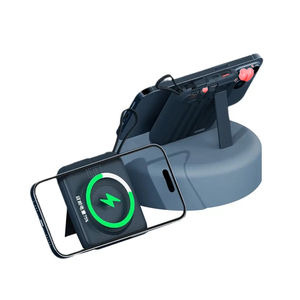 Banque de puissance magnétique sans fil 5000mAh <span class=keywords><strong>Mag</strong></span> 15W à charge rapide avec support, emballage de batterie sécurisé pour <span class=keywords><strong>Apple</strong></span> iPhone 13 Pack - Product Image 2