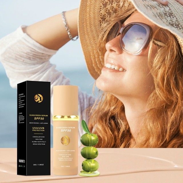 Korean Skincare Face Care Anti Uv Sunblock Sun Block Screen Cream Natural Sunscreen Cream Spf50