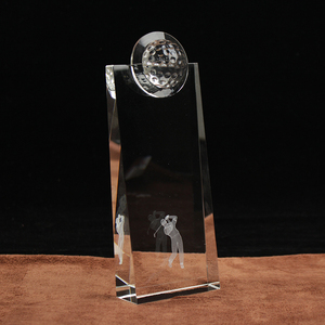 Exquisitte Golf Club torneo trofeo premio giocatore inciso al Laser trofei regalo all'ingrosso - Product Image 5