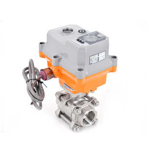 Vanne à boisseau fileté électrique trois voies Meitian Electromechanical EXQ911F-16P, commande proportionnelle intelligente, usage industriel - Product Image 1