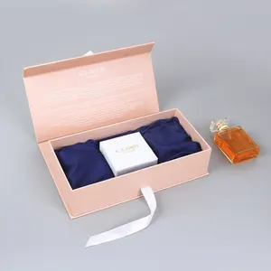 Новая элегантная розовая стильная всеразмерная Подвеска для перерабатываемых подарков, Подарочные магнитные серьги, упаковка, Подарочная бумажная коробка