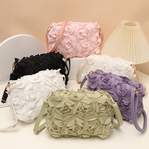 Nouveau sac à bandoulière carré en nylon avec fermeture éclair, motif <span class=keywords><strong>rose</strong></span>, petit format, en promotion - Product Image 1