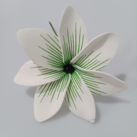 Hawaii Fleur Oreille Pick Femmes Ornements Floraux Quotidiens Artificielle EVA Mousse Pique À Cheveux pour Île Fête Décoratif De Noël