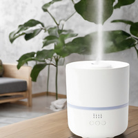 Humidificateur d'air ultrasonique silencieux 2L Top-Fill Home avec mode de brume réglable avec huile essentielle 7 lumières de couleur