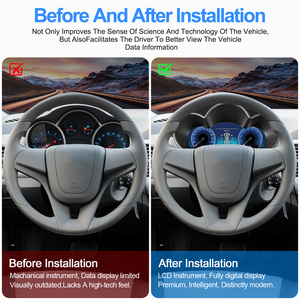 หน้าปัดดิจิตอล NaviHua จอ LCD แสดงความเร็ว สำหรับ Chevrolet Cruze ปี 2009-2014 แบบเสียบใช้งานได้ทันที - Product Image 5