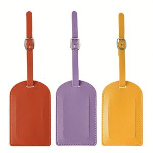 Étiquettes de bagages personnalisées à prix abordable, vente en gros, logo personnalisé, étiquette de bagage en PU pour sacs - Product Image 1