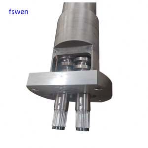 Tornillos Cónicos Bimetálicos Nitrurados 38CrMoAIA 58-60 HRC para Extrusión de WPC/PVC/PE, Larga Vida Útil - Product Image 2