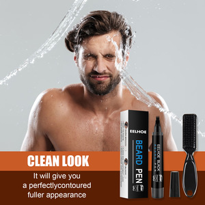 Wholesale EELHOE Waterproof Long Lasting Men <strong>Beard</strong> Coloring <strong>Beard</strong> Filler Pen <strong>Kit</strong> - Product Image 4