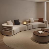 Table d'appoint créative et simple en forme de nuage, avec grand espace de rangement, en tissu, multi-combinable, pratique, confortable et personnalisable