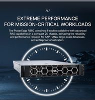 Servidor en Rack R860 2U con Cuatro Procesadores Intel Xeon Escalables para Base de Datos Empresarial