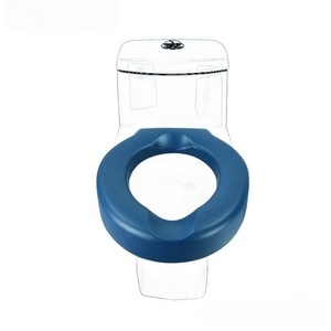 Asiento de Inodoro Elevado Portátil, Instalación Gratuita, Cojín Suave de Poliuretano de 2 Pulgadas, Inodoro <span class=keywords><strong>para</strong></span> <span class=keywords><strong>Discapacitados</strong></span> - Product Image 3