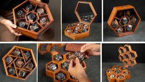 Hobby Display Cases Jewelry Display case Display case Acrylic Display case Free Personalized Luxury Watch <strong>Box</strong> for <strong>Men</strong> - Product Image 6