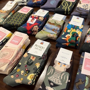 Chaussettes mi-mollet décontractées pour femmes, style japonais, en coton peigné, absorbantes, respirantes, motif animalier, design vintage artistique <span class=keywords><strong>et</strong></span> original - Product Image 3