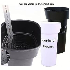 Vaso <span class=keywords><strong>per</strong></span> <span class=keywords><strong>Fiori</strong></span> <span class=keywords><strong>in</strong></span> <span class=keywords><strong>Plastica</strong></span> con Design Moderno, Secchio Ecologico <span class=keywords><strong>per</strong></span> Esposizione a Terra di <span class=keywords><strong>Fiori</strong></span> <span class=keywords><strong>Recisi</strong></span> - Product Image 3
