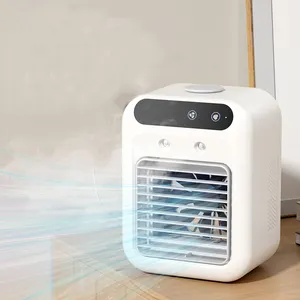 2023 de alta qualidade mini usb, ar condicionado ventilador refrigerador de ar desktop névoa de água ventilador de refrigeração umidificador adequado para escritórios domésticos/