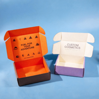 Boîte d'emballage personnalisée avec poignée, doublure en éponge, matériaux recyclés, étui de transport, imprimé coloré de dessins animés de cirque pour les jeux de société et les jouets pour enfants