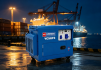 Générateur diesel silencieux 5000W, démarrage électrique portable, refroidissement par air, groupe électrogène de secours domestique, AVR, grand réservoir de carburant de 15L, 230V 50/60Hz
