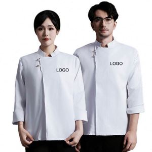 Veste de chef verte d'été, tenue de travail, uniforme de chef Jcook, uniforme de restaurant, style vietnamien, logo personnalisé, veste de chef, t-shirt de kebab - Product Image 1