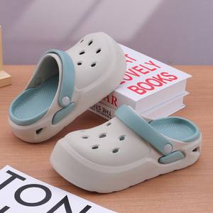 Nouvelles sandales sabots pour enfants, style été, antidérapantes, pour la plage, semelle souple, pour garçons et filles, bout fermé, blanc rose - Product Image 4