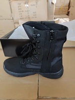 Dubai Coyote Brown Bottes tactiques pour hommes en daim de vache et EVA/Semelle en caoutchouc Hauteur cheville Légères pour l'hiver et l'été