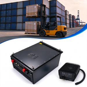 Paquete de Baterías de Litio de Alta Potencia y Gran Tamaño para Montacargas, con Control de Temperatura BMS, LiFePO4, para Operaciones de Carga Pesada y Larga Duración - Product Image 1