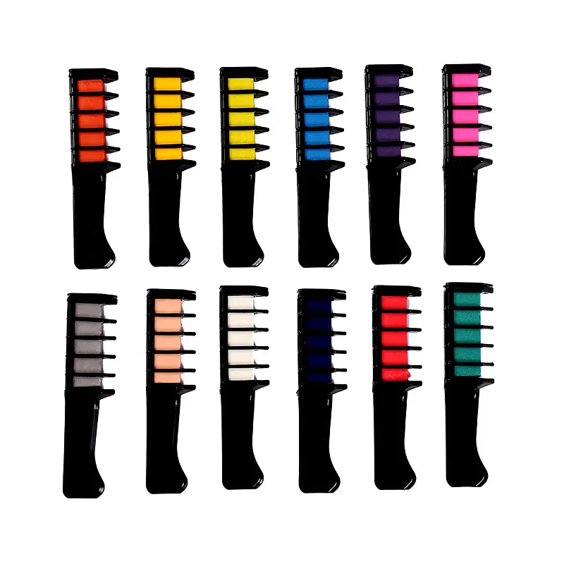 New Washable Hair Chalk Comb Temporary Bright Hair Color Dye Temporary For Girls Kids