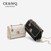 Sac à bandoulière matelassé en PU pour femme, motif géométrique, avec fermeture auto-agrippante, sangle unique, idéal pour le quotidien
