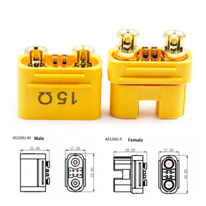Nouveau connecteur de batterie étanche à courant élevé mâle et femelle AS150U (AS150U-M, AS150U-F) pour FPV RC - Product Image 4
