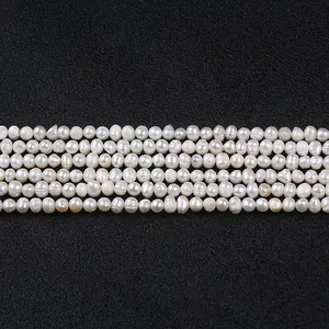 Wholesale 4.5-5ミリメートルPotato Freshwater Pearl Bead Strand