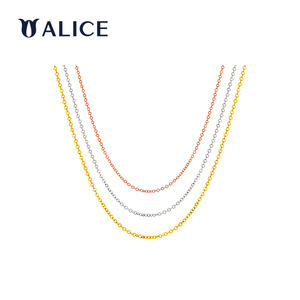 سلسلة قلادة من الفضة الإسترلينية عيار 925، سلسلة فضية نقية - Product Image 1