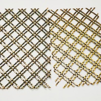 Maille décorative en fil d'acier inoxydable exquis, maille métallique tissée personnalisable, décoration de plafond
