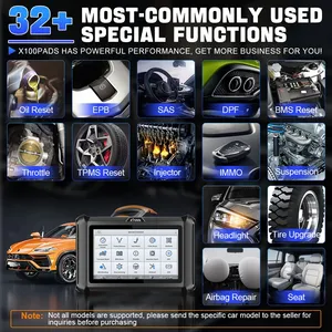 Xtool x100 miếng cập nhật Ver của x100 Pad cộng với lập trình chìa khóa xe đọc mã Pin Máy Quét Chẩn đoán ô tô OBD2 có thể FD doip - Product Image 5