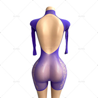 Tenues de strip-teaseuse ELITES, haut de bikini à paillettes, tenues sexy pour filles de bar, vêtements de danse exotique, tenues de danseuse exotiques