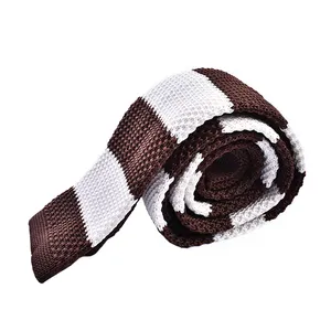 Klasik özel ucuz örme şerit kravat erkekler için