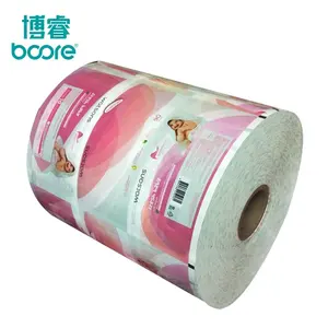 Impreso BOPP/CPP rollo de película de plástico para mascotas/VMPET/PE película de embalaje para el tejido húmedo