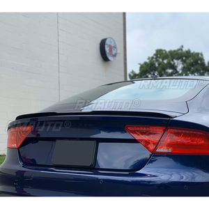 Aileron arrière de haute qualité en ABS pour Audi A7 S7 RS7 2013 2014 2015 2016 2017 2018, noir brillant ou aspect fibre de carbone, kit carrosserie - Product Image 3