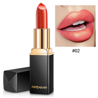 Brillant à lèvres rouge à lèvres bio imperméable à l'eau changement de couleur rouge à lèvres coréen vendeur 24 heures longue tenue violet noir or bâton taille de voyage