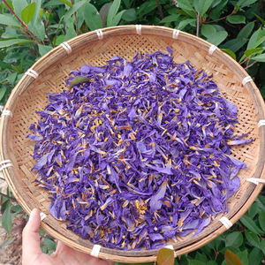 ราคาถูกเกรดชาอียิปต์สีฟ้าบัวแห้งสีฟ้าดอก<span class=keywords><strong>บัว</strong></span>ดอกไม้กลีบดอก - Product Image 3