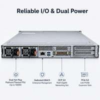 Serveur en rack 1U PowerEdge R660xs, double processeur Intel Xeon Scalable, DDR5, NVMe PCIe 5.0, serveur informatique d'entreprise haute densité