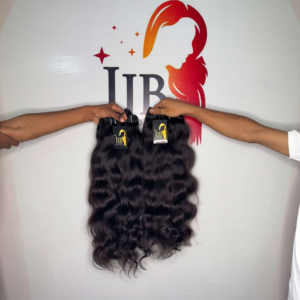 Extensiones de pelo ondulado natural al por mayor, extensiones de cabello humano indio sin procesar alineadas con cutícula - Product Image 2