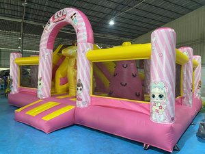 Castillo Inflable Comercial Más Vendido con Tobogán para <span class=keywords><strong>Fiestas</strong></span> <span class=keywords><strong>Infantiles</strong></span> o Entretenimiento en Parques - Product Image 3