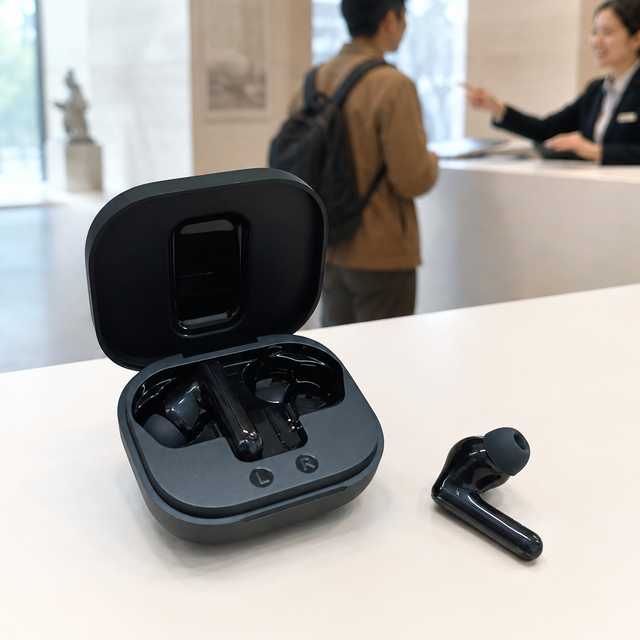 AI Agent Translation Earbuds 6.0 Auto Meeting Minutes 100+ Languages Real-Time Translator for Business