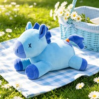 Peluche lestée personnalisée, douce et rembourrée, jouet en peluche anime pour enfants, favorisant le sommeil apaisant et la sécurité, conforme ASTM, avec rembourrage lesté personnalisé
